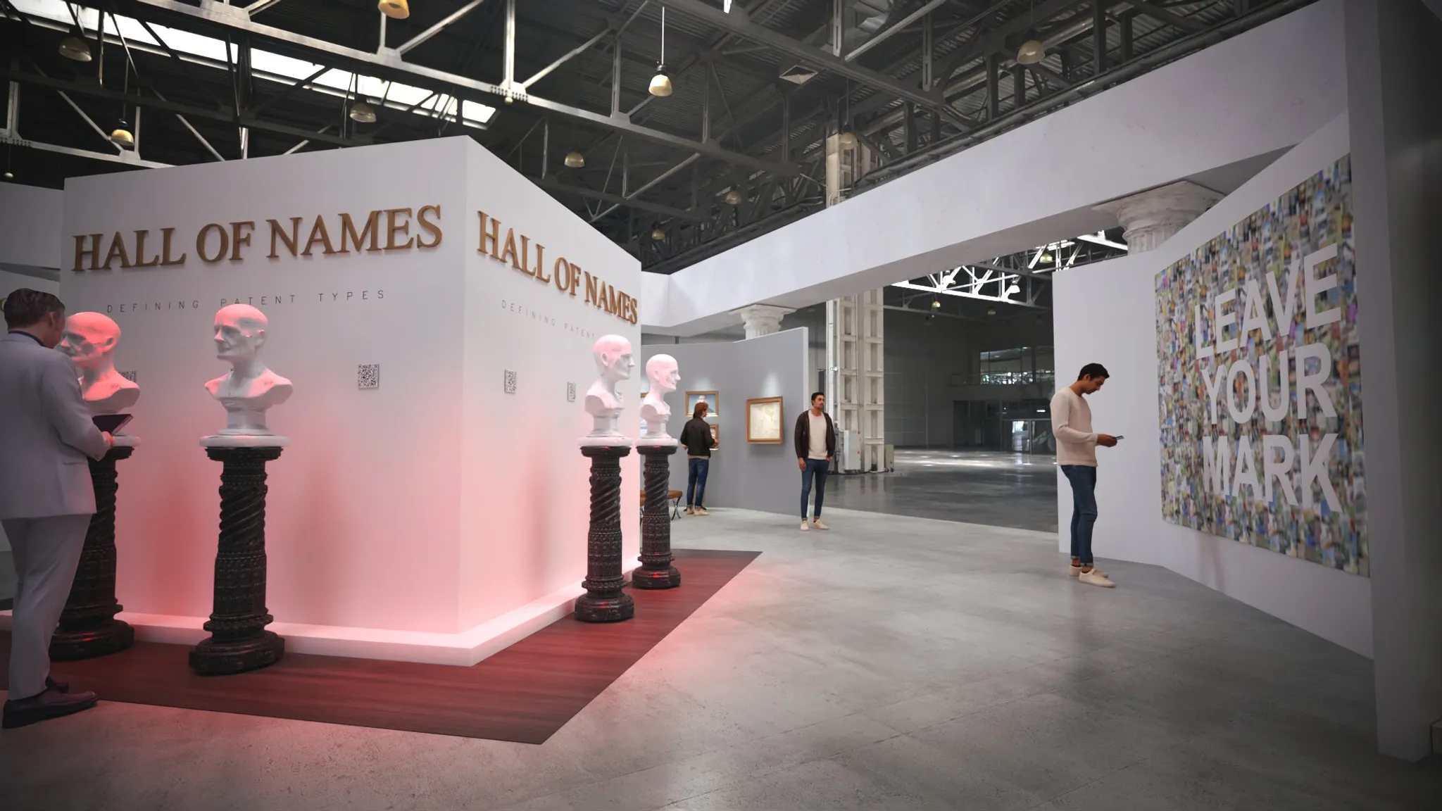 50x50 Island booth design by Reaction Space